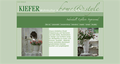 Desktop Screenshot of kiefer-gartenmoebel.de
